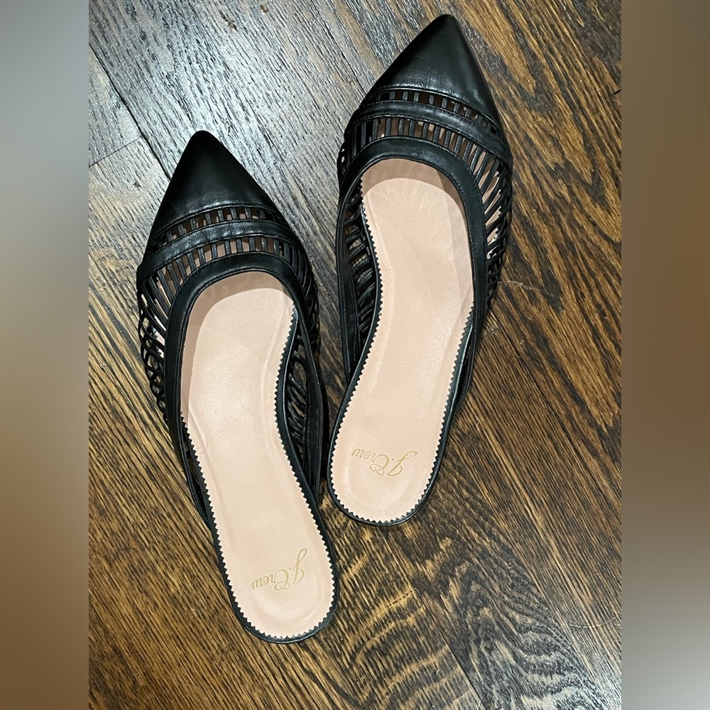 Never Worn J Crew Size 8 Pointed Toe Slides - image 2